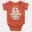 Echuuse Me Andha Korangu Bomma Ena Velai? Short Sleeve Baby Onesie in Orange Color